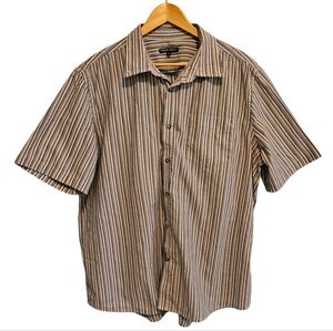 George Classics XL Pinstriped Button-Down Shirt (Size XL)
